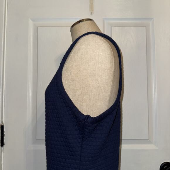 Eleven By Venus Williams Sideline Snap Dress Admiral Navy Size M Tennis Texture - Picture 5 of 7